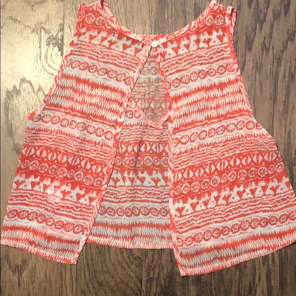 Kiwi Tucker Open Back Cutout Tank - Picture 3 of 3